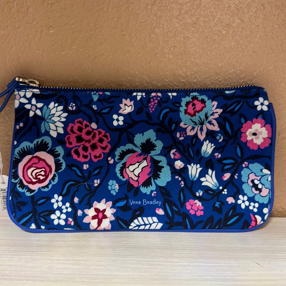 Vera Bradley canvas zippered pouch